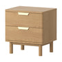 Brooks Bedside Table - American Oak