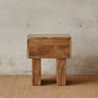 Gus Bedside Table - Natural Teak