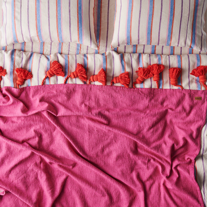 Maldives Stripe Linen Pillowcases (Set of 2)