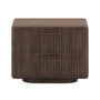 Forma 2 Drawer Bedside Table - Walnut
