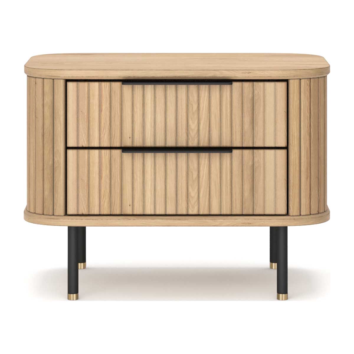 Rio Bedside Table (2 Drawer) – Life Interiors