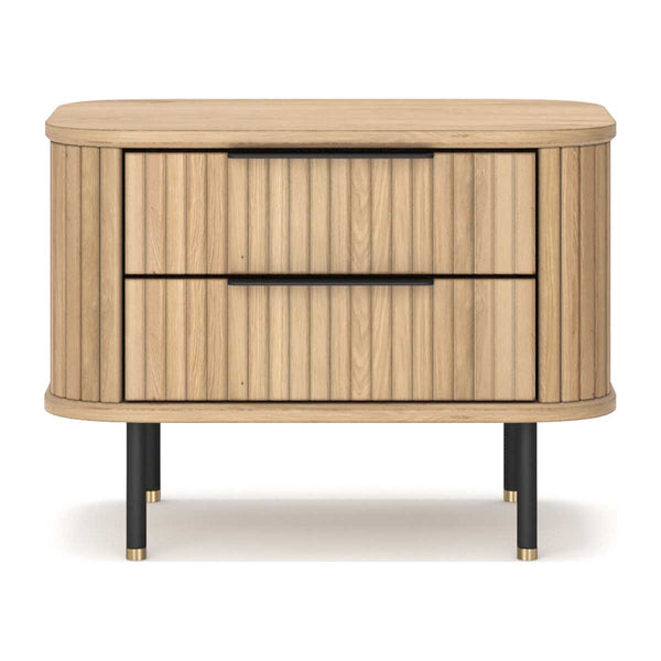 Rio Bedside Table (2 Drawer) – Life Interiors