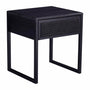 Avalon Rattan Bedside Table - Black