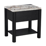 Ocean Storm Marble / Black Oak
