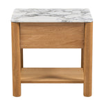 Arabescato Carrara Marble / Oak