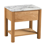 Arabescato Carrara Marble / Oak
