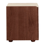 Delta Travertine Bedside Table