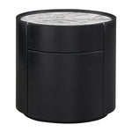 Arabescato Carrara Marble / Black Oak