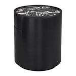 Black Calacatta Viola Marble / Black Oak