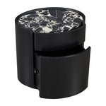 Black Calacatta Viola Marble / Black Oak