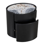 Ocean Storm Marble / Black Oak