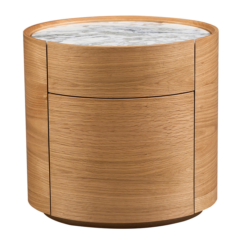 Arabescato Carrara Marble / Oak