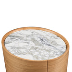Arabescato Carrara Marble / Oak