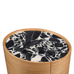 Black Calacatta Viola Marble / Oak
