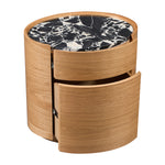 Black Calacatta Viola Marble / Oak