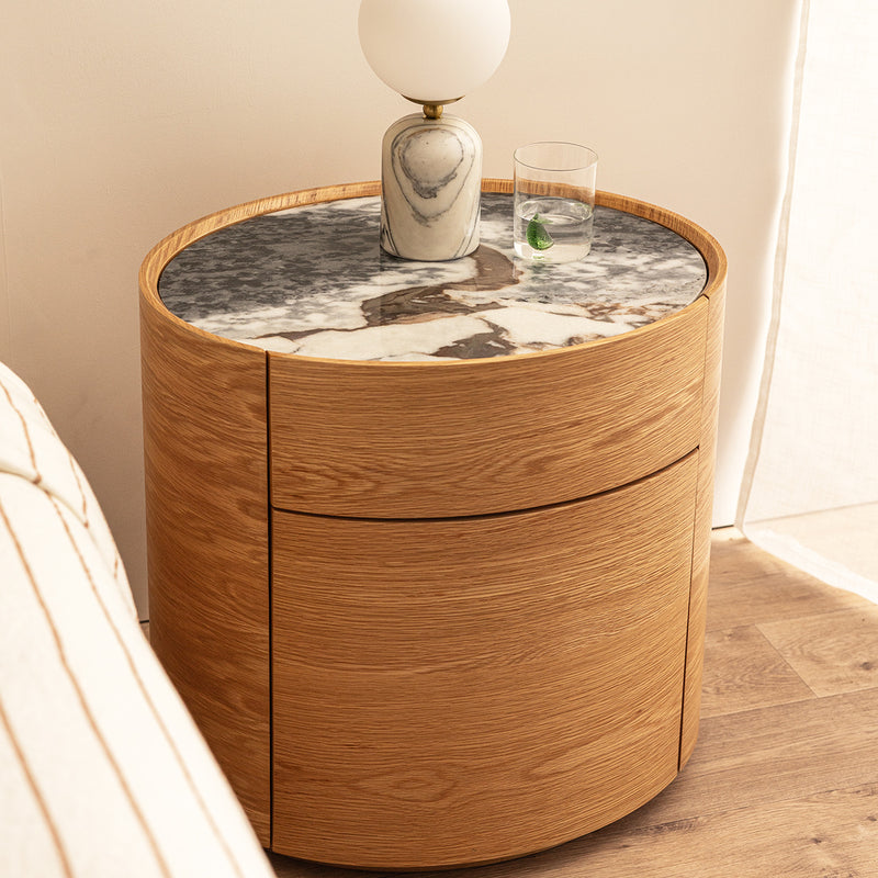 Ocean Storm Marble / Oak