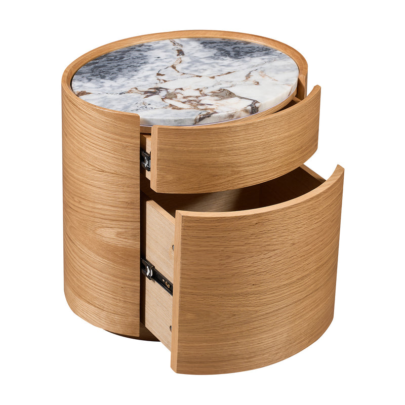 Ocean Storm Marble / Oak