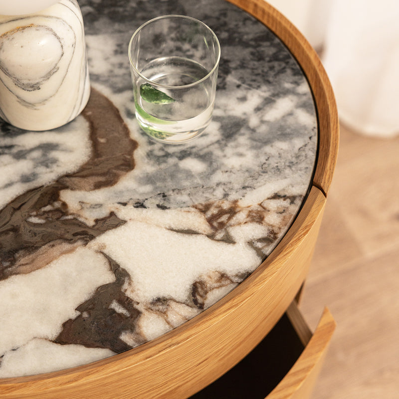 Ocean Storm Marble / Oak