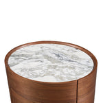 Arabescato Carrara Marble / Walnut