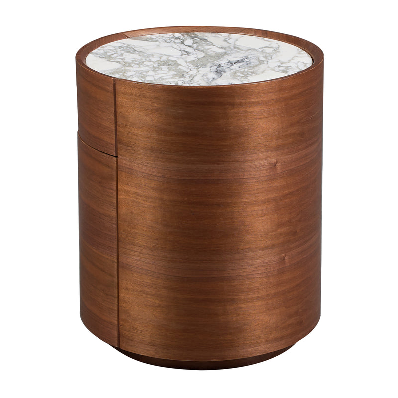 Arabescato Carrara Marble / Walnut