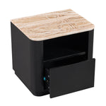 Persian Jade Travertine / Black Oak