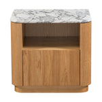 Arabescato Carrara Marble / Oak