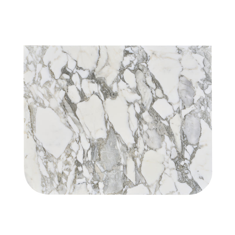 Arabescato Carrara Marble / Oak
