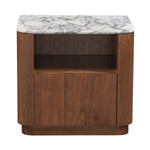 Arabescato Carrara Marble / Walnut