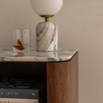 Arabescato Carrara Marble / Walnut
