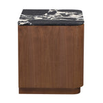 Black Calacatta Viola Marble / Walnut