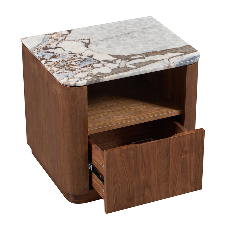 Ocean Storm Marble / Walnut