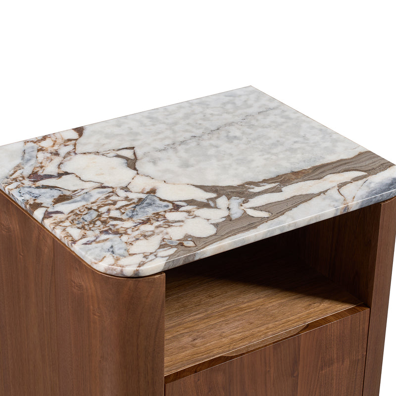 Ocean Storm Marble / Walnut