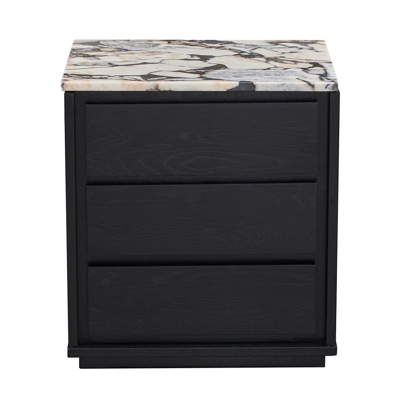 Ocean Storm Marble / Black Oak