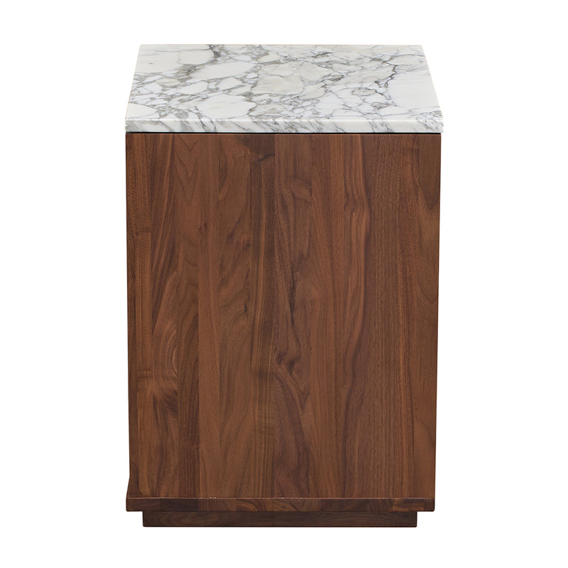 Arabescato Carrara Marble / Walnut