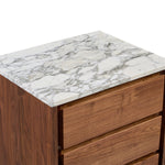 Arabescato Carrara Marble / Walnut