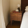Nightcap Bedside Table - Walnut