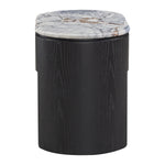 Ocean Storm Marble / Black Oak