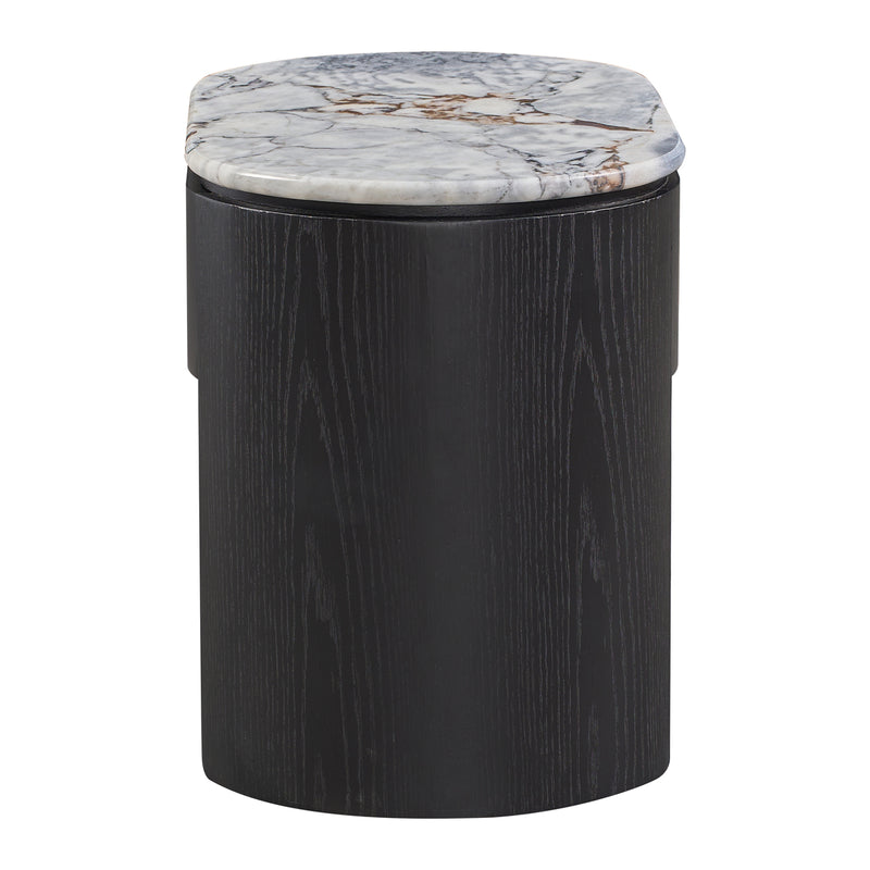 Ocean Storm Marble / Black Oak