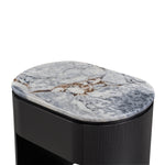 Ocean Storm Marble / Black Oak