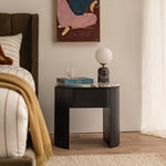 Ocean Storm Marble / Black Oak