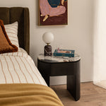 Ocean Storm Marble / Black Oak