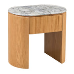 Arabescato Carrara Marble / Oak