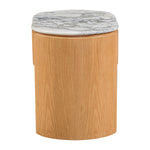 Arabescato Carrara Marble / Oak