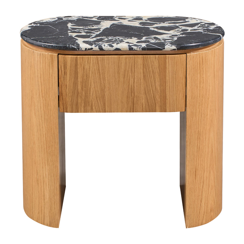 Black Calacatta Viola Marble / Oak