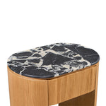 Black Calacatta Viola Marble / Oak