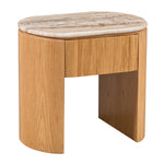 Persian Jade Travertine / Oak