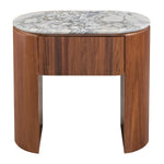 Arabescato Carrara Marble / Walnut