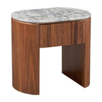 Arabescato Carrara Marble / Walnut