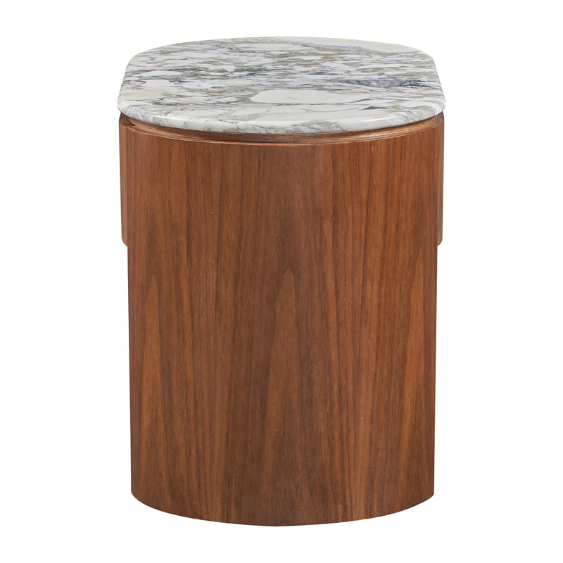 Arabescato Carrara Marble / Walnut