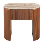 Persian Jade Travertine / Walnut